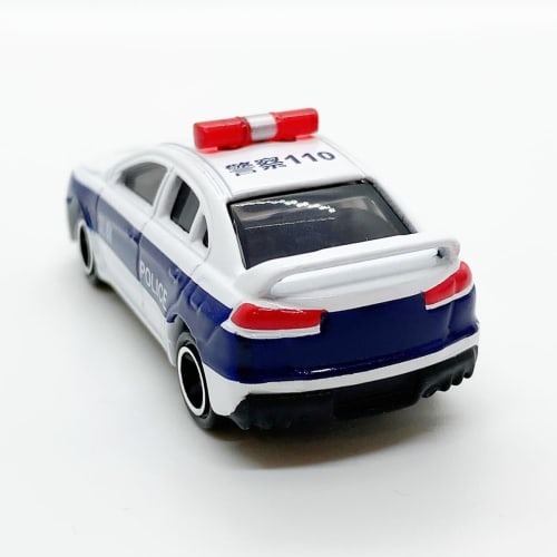 Tomica China Exclusive CN-04 Mitsubishi Lancer Evolution Police Car (Overseas Exclusive, Not Available in Japan)