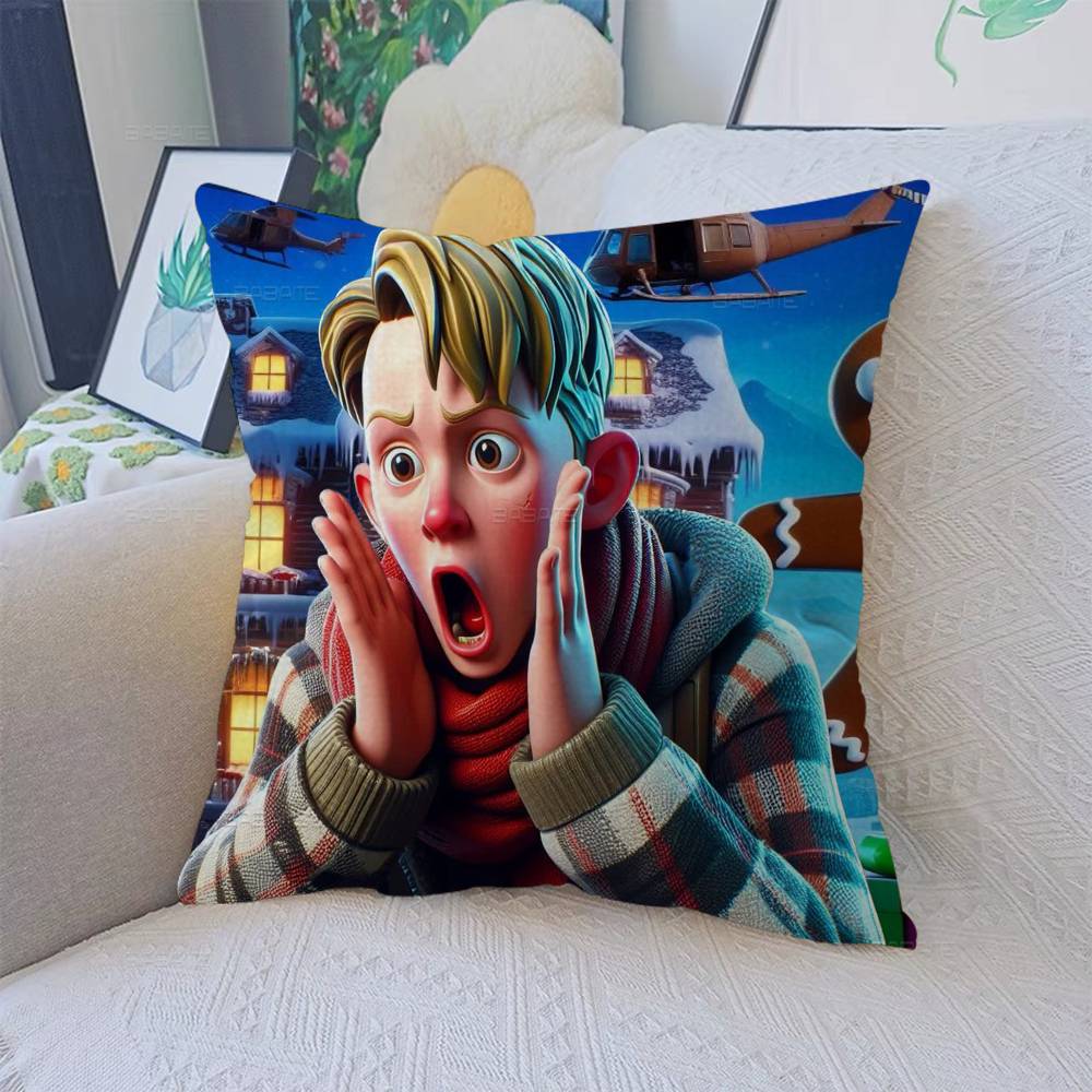 Classic Mocie H-Home Alones Pillow Cover Sofa Cushion Cover Home Room Decoration Children Gift
