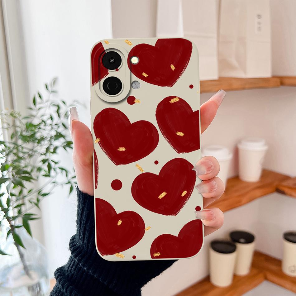 Case For Tecno Pop 20 / Spark Go 3 Stylish Design Back Cover For Tecno Pop20 / Spark Go3 Soft Liquid Silicone Lightweight Shell