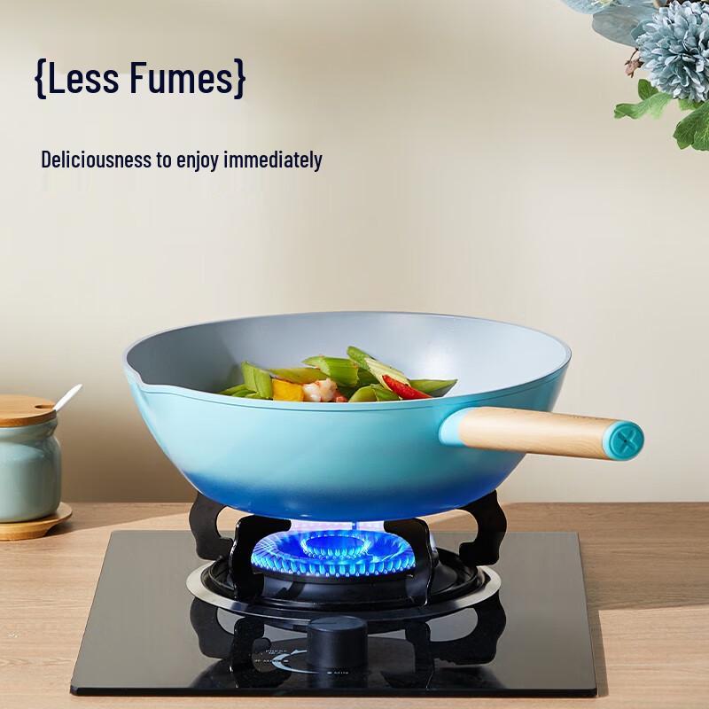 

COOKER KING Non-stick Wok with Flat Bottom, 30cm