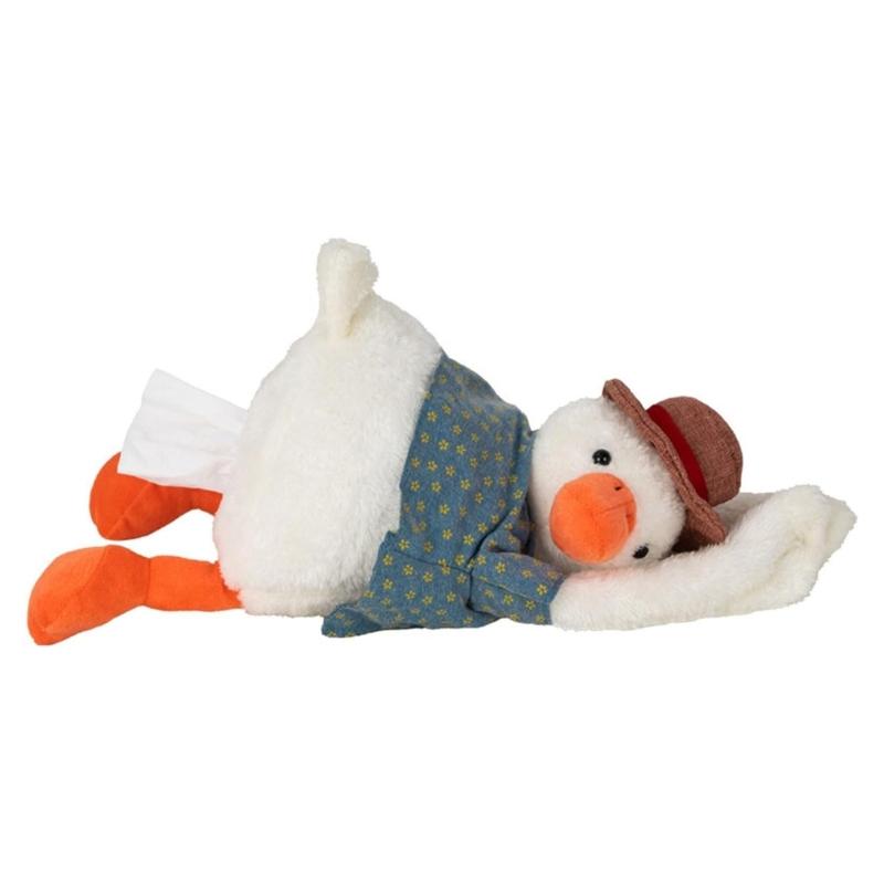 

Plush Duck Animal Pattern Paper Case Cartoon Car Headrest Tissue Box Tissue Dispenser Car Tissue Holder Car Accessories 1