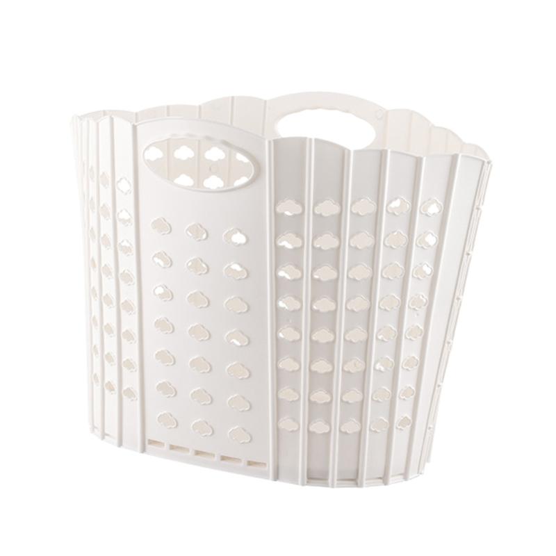 

Foldable Laundry Basket Space Saving Washing Machine Hangings Dirty Clothes Storage Basket Large Storage Basket Decors S белый