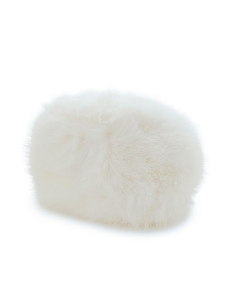 Selford Faux Fur Metal Handle Round Bag CWGB254501 IVR Women's