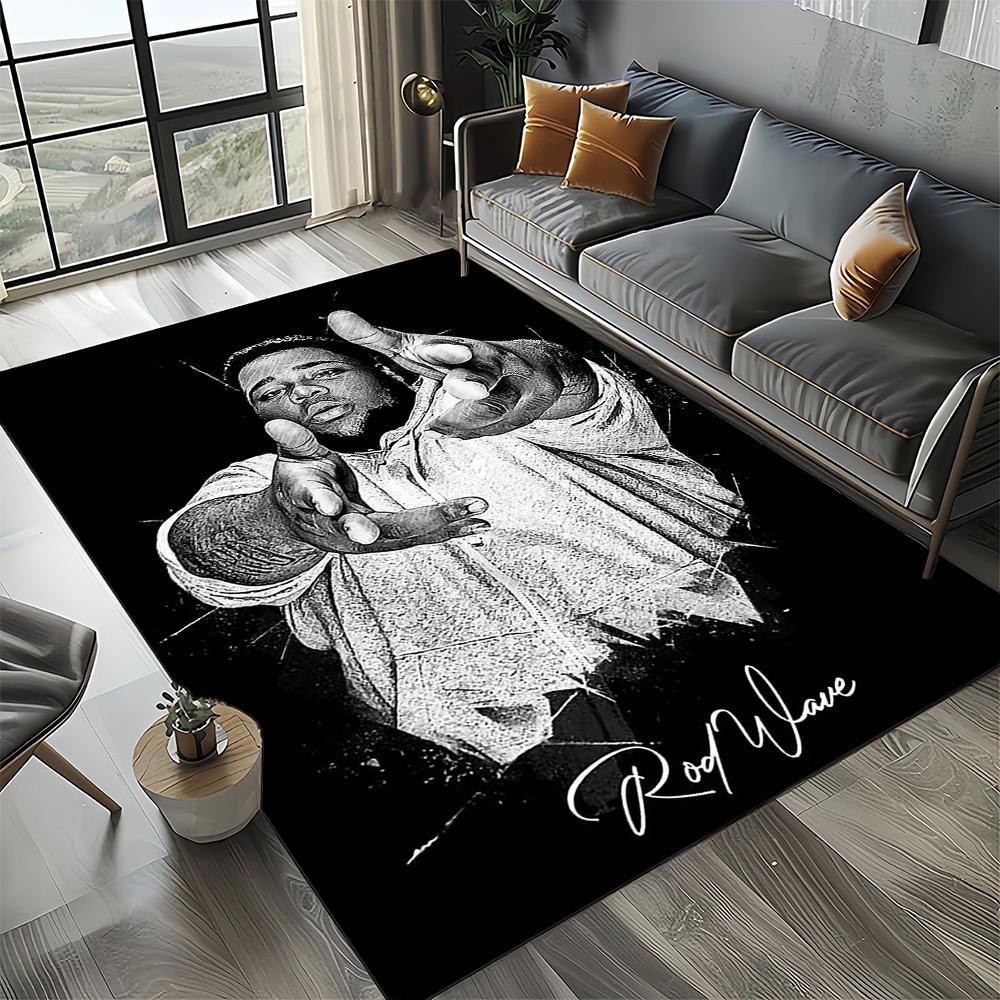 27 Style Rod Wave Rapper Star Area Rug,Carpet Rug for Home Living Room Bedroom Sofa Doormat Decor,kids Play Non slip Floor Mat