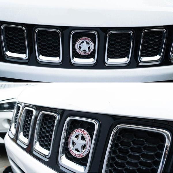 3D Metal Texas Edition Badge Emblém Samolepka na auto pro Wrangler Compass Grand Cherokee Patriot Liberty Renegade Commander