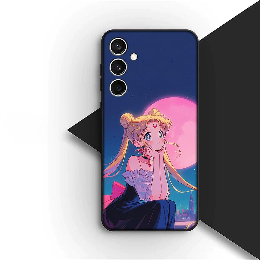 Anime S-Sailors-Poster Moon for Samsung Galaxy A17 A07 A04 J7 J5 J2 Prime J8 A01 A02 A03 A23 A71 A72 A41 M06 M16 M17 M23 Case
