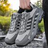 2026 Men's Breathable Mesh Low-Top Non-Slip Hiking Shoes - Large Size & Lightweight