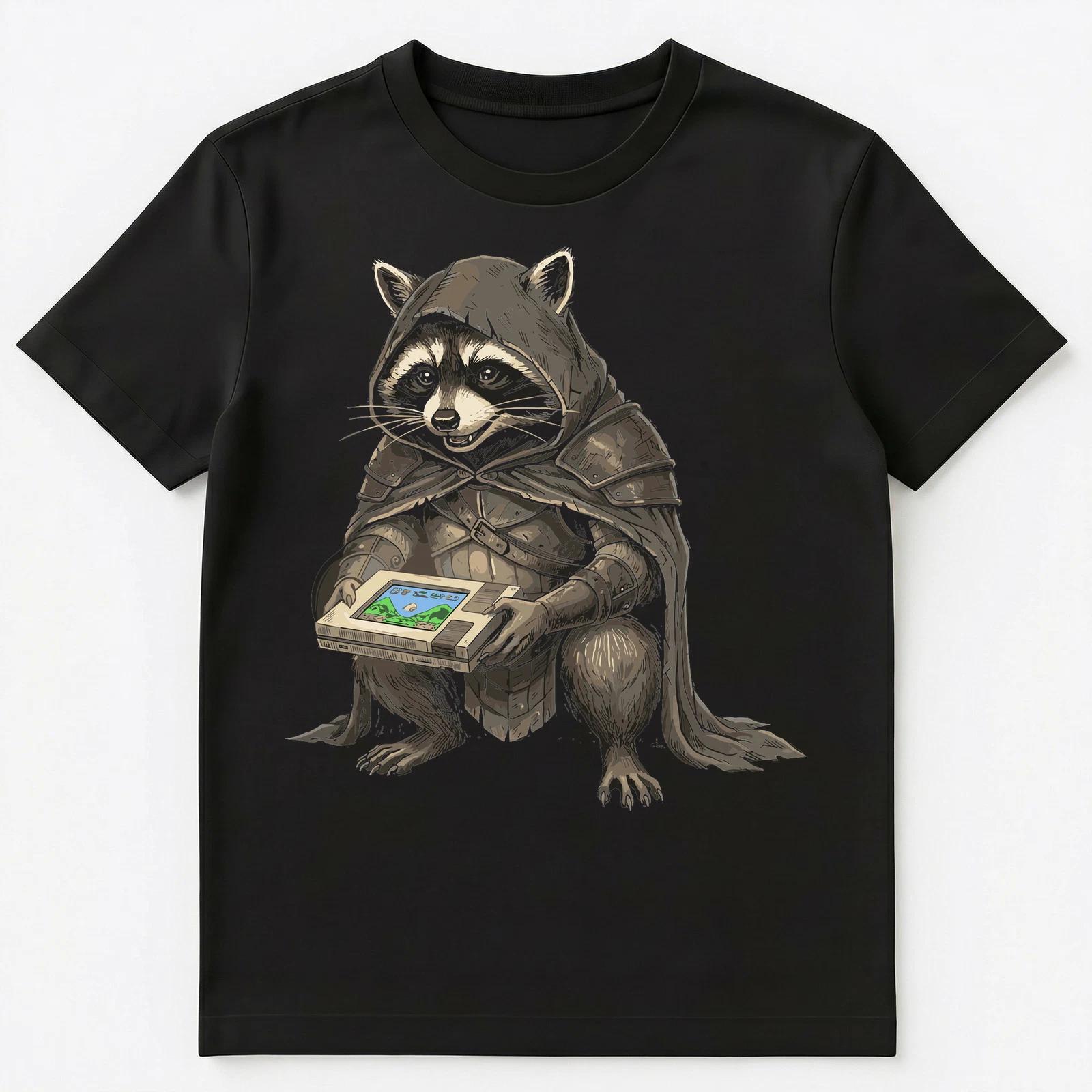 

Raccoon Gamer Retro Console Adventure Gaming Unisex T-Shirt XL