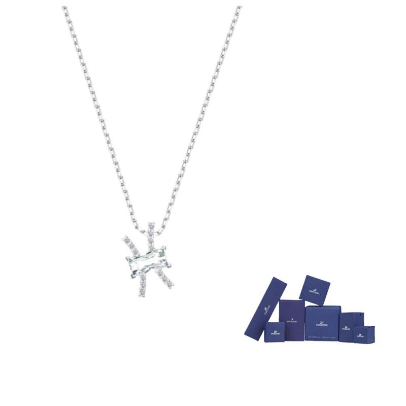 Swarovski Zodiac II 925 Sterling Silver Necklaces Womens F-Original brand box