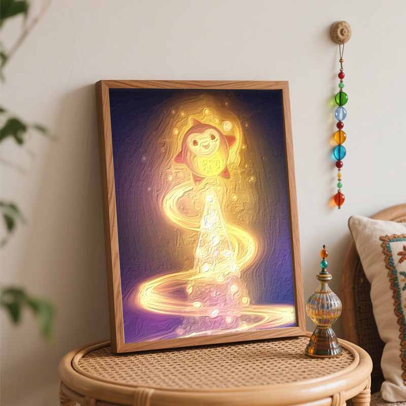 Disney Oil Painting Stardust Magic Handmade Diy Art Painting Home Decor