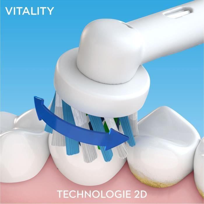 Oral-B Vitality 100 Brosse À Dents Électrique Bleue