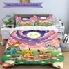 3pcs Pokémon, Picnic Duvet Cover Set - Machine Washable, Includes 1 Duvet Cover and 2 Pillowcases, No Core Included yy251022226