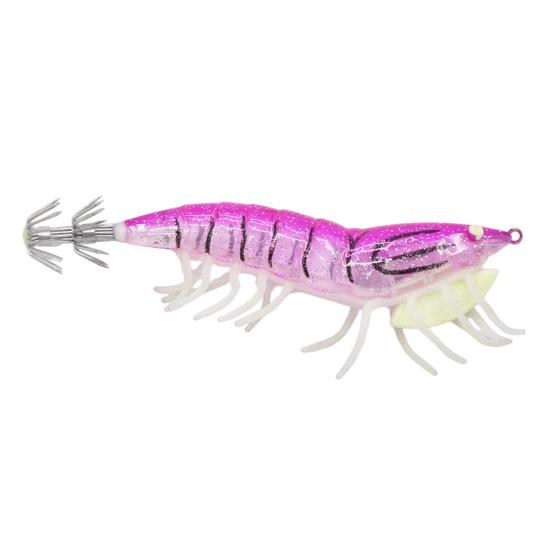12CM/20G Glow-in-the-dark Shrimp Lure Squid Jig Hook Bionic Shrimp Lure A
