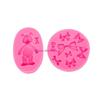 6pcs Bear Heart Bowknot Shaped Fondant Cake Silicone Mold Pastry Chocolate Mould Candy Ice Cream Mold DIY Baking Tool HX6C