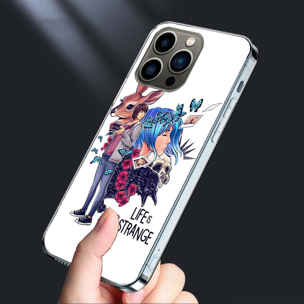 Life Is Strange Phone Case For Iphone 16E 15 Pro 14 Plus 17E 16 17 Pro Max Air 11 12 13 Mini Shockproof Capa Cute Cover TPU C