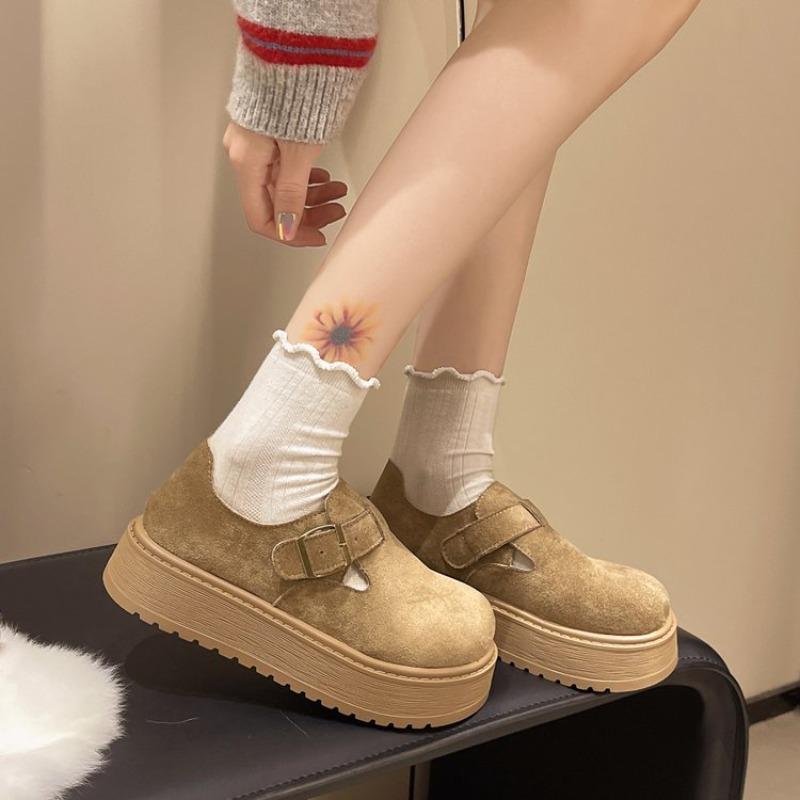 Full bag for women in the spring and autumn of 2026, new thick soled one foot lazy single shoes