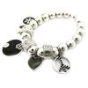 NOA [G6021] - Bracelet Créateur 'Princesse Papillon' noir gris