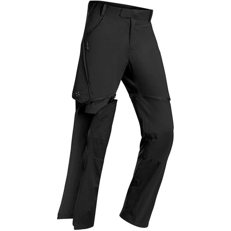 

Decathlon Solid Colour Detachable Two-Piece Hiking Quick-Dry Slacks Children s Star Black 125