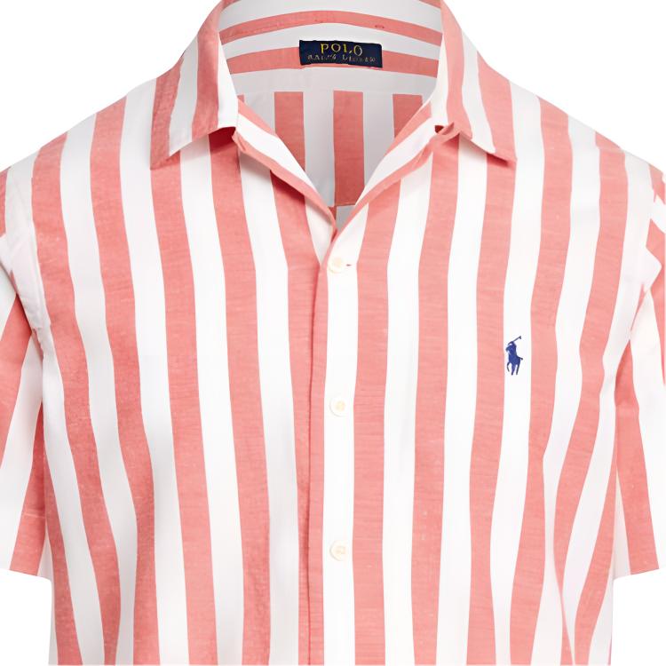 Polo Ralph Lauren Shirts Men's Red Lapel Moderate Other 710833996-003