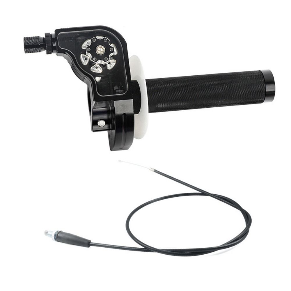 Aluminum Zinc Zinc Alloy Throttle Twist Bar Set with Wire Throttle Control Bar  Dirt Bike Riding