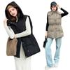 Autumn and winter new women's clothing fashion sports thin candy color women's hooded cotton vest vest vest