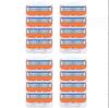 5-Blade Manual Razor with Universal Cartridge - Orange and Blue