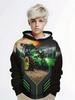 Felpe Primavera Camion Trattore Stampa 3D Streetwear Ragazzo Ragazza Felpe alla Moda Felpa Oversize Pullover per Bambini Tuta per Bambini