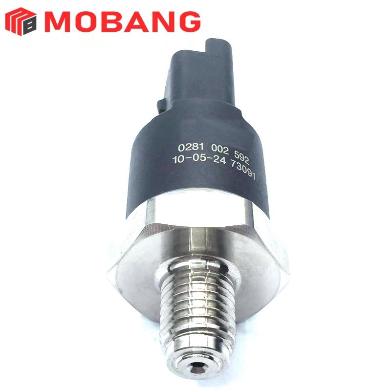HIGH PRESSURE COMMON RAIL PRESSURE SENSOR 87727942 98006101 Fuel Pressure Sensor 1800Bar 0281002592 0281002592