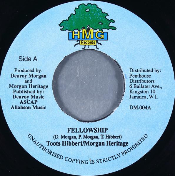 

7inch Record TOOTS HIBBERT MORGAN HERITAGE Fellowship NONE 1999 Jamaica Reggae Ska Dub Used