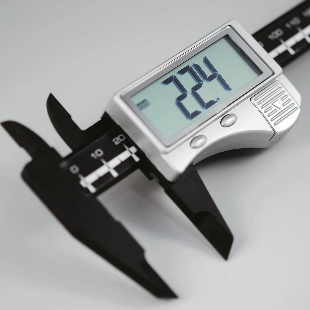 Niigata Seiki SK Carbon Fiber Digital Without Depth Bar Caliper, 100mm, CDN-100,