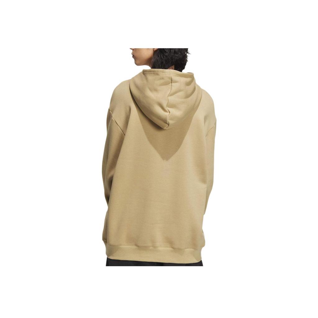 Adidas Fleece Thick Sports Long Sleeve Hooded Sweatshirt Unisex Sweatshirt Light-Khaki IV7595