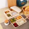 Degradable 4-Compartment Lunch Boxes with Lids