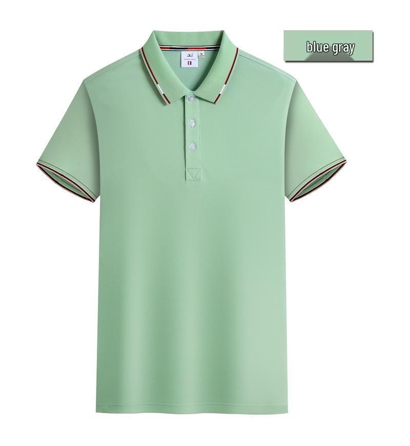 Custom Corporate Logo Polo Shirt - Short Sleeve Workwear for Summer Advertising & Team Outfits
