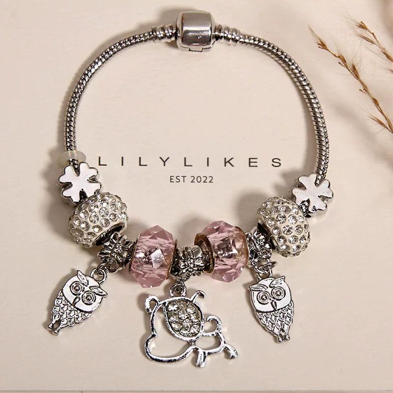 Elegant Women's Bracelet – Luxury Retro Beaded Design with Panjia Style for a High-End, Exquisite Feel.