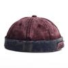Adjustable Docker Cap Retro Hip Hop Hat Versatile Melon Hat  Unsiex
