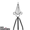 Garden pergola metal tower rose flowers metal garden
