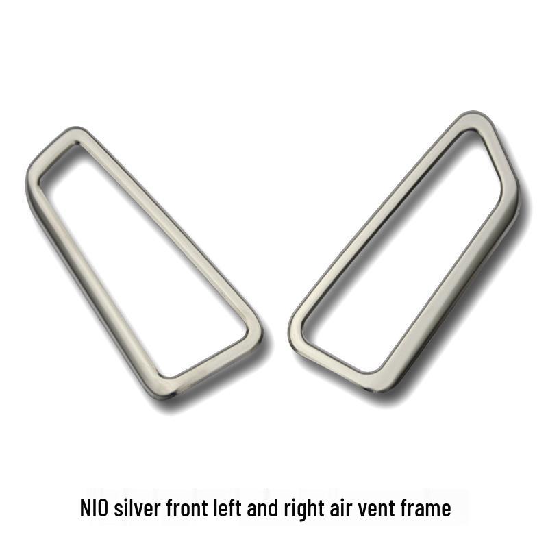 

NIO ES8 Black Titanium Air Vent and Reading Light Frame (Stainless Steel) - Car Interior Accessory.