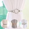 New Elastic Metal Curtain Strap Tie Aluminum Alloy Creative Curtain Buckles Home Decor Luxury Curtain Tieback Clip Accessories