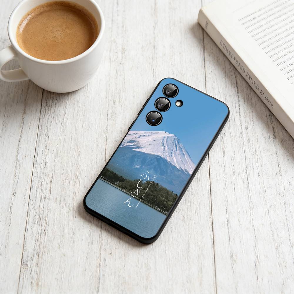 

Гора Фудзи, Япония Чехол для телефона Черный Силикон Мягкий Для Samsung Galaxy A73,A72,A71,A70,A53,A52,A51 Samsung a31