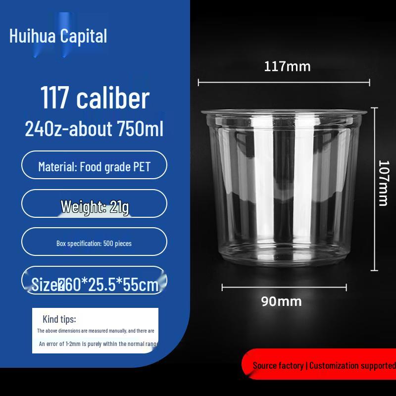HUIHUADU Disposable PP Food Bowls & Cups