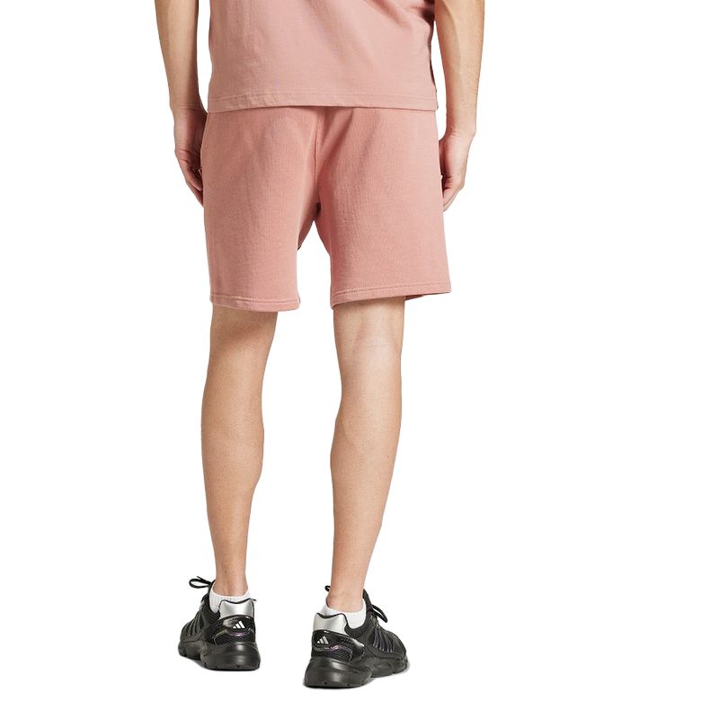 Adidas SS25 Fashion Simple Breathable Loose Fit Lace-Up Casual Shorts Men Shorts Pink JC5368