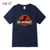 Mens High Quality 100 Cotton Funny Dinosaur Print SummerT Shirt Loose Oneck Men Tshirt Short Sleeve Tshirt Male Tees Tops