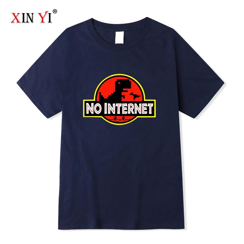 Mens High Quality 100 Cotton Funny Dinosaur Print SummerT Shirt Loose Oneck Men Tshirt Short Sleeve Tshirt Male Tees Tops