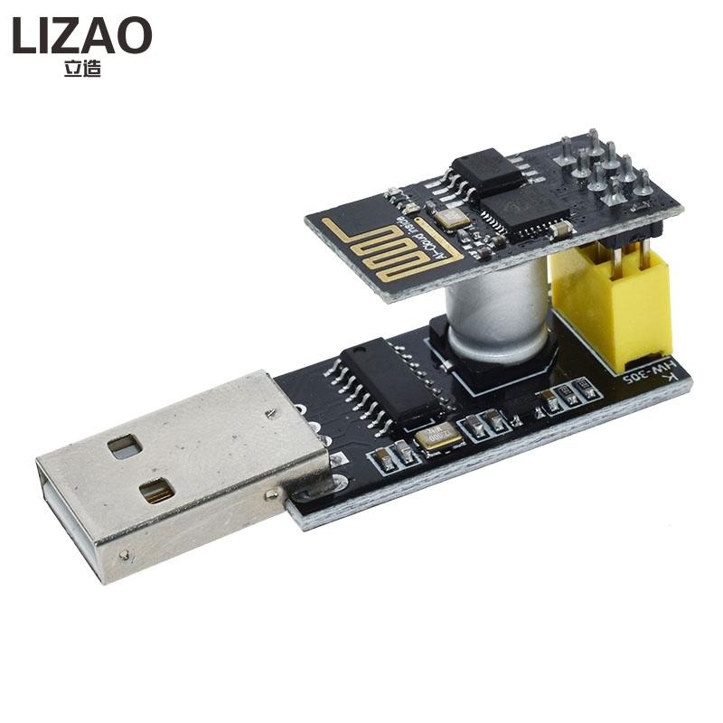 ESP01 ESP8266 Programmer Adapter UART GPIO0 ESP-01 Adaptater ESP8266 CH340G USB To Serial Wireless Wifi Developent Board Module