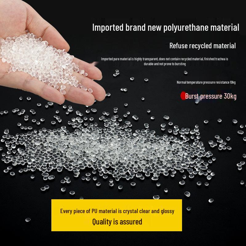 Transparenter PU-Luftschlauch für Hochdruck für Luftkompressoren, Verkauf pro Meter, erhältlich in den Größen 4/6/8*5/12MM.