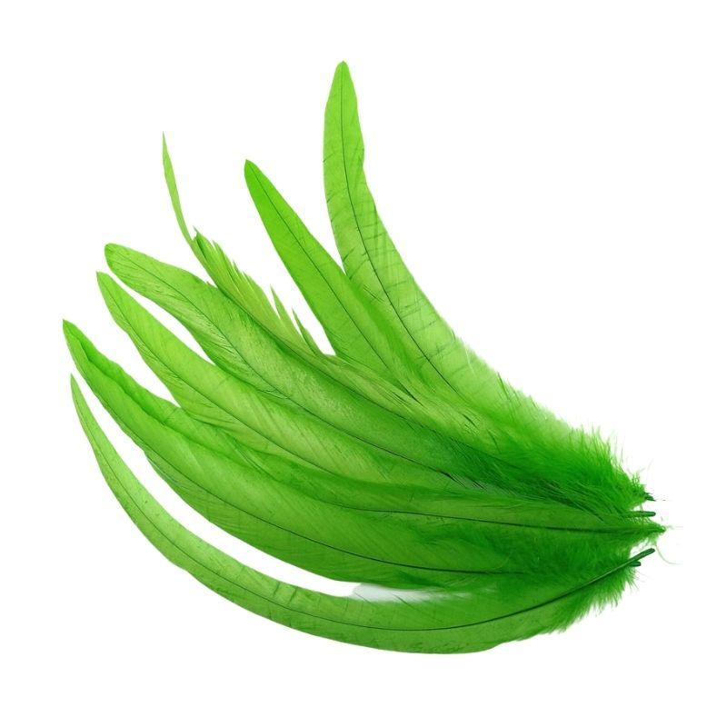 20Pcs Rooster Cock Pheasant Tail Feathers Plumes Diy Headdress Halloween Decoration Wedding Christmas Craft Supplies Accessories