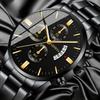3 Stück/Set Lässige Mode Herrenuhr Herrenuhr Set Quarz Uhr Perfektes Geschenk für Männer