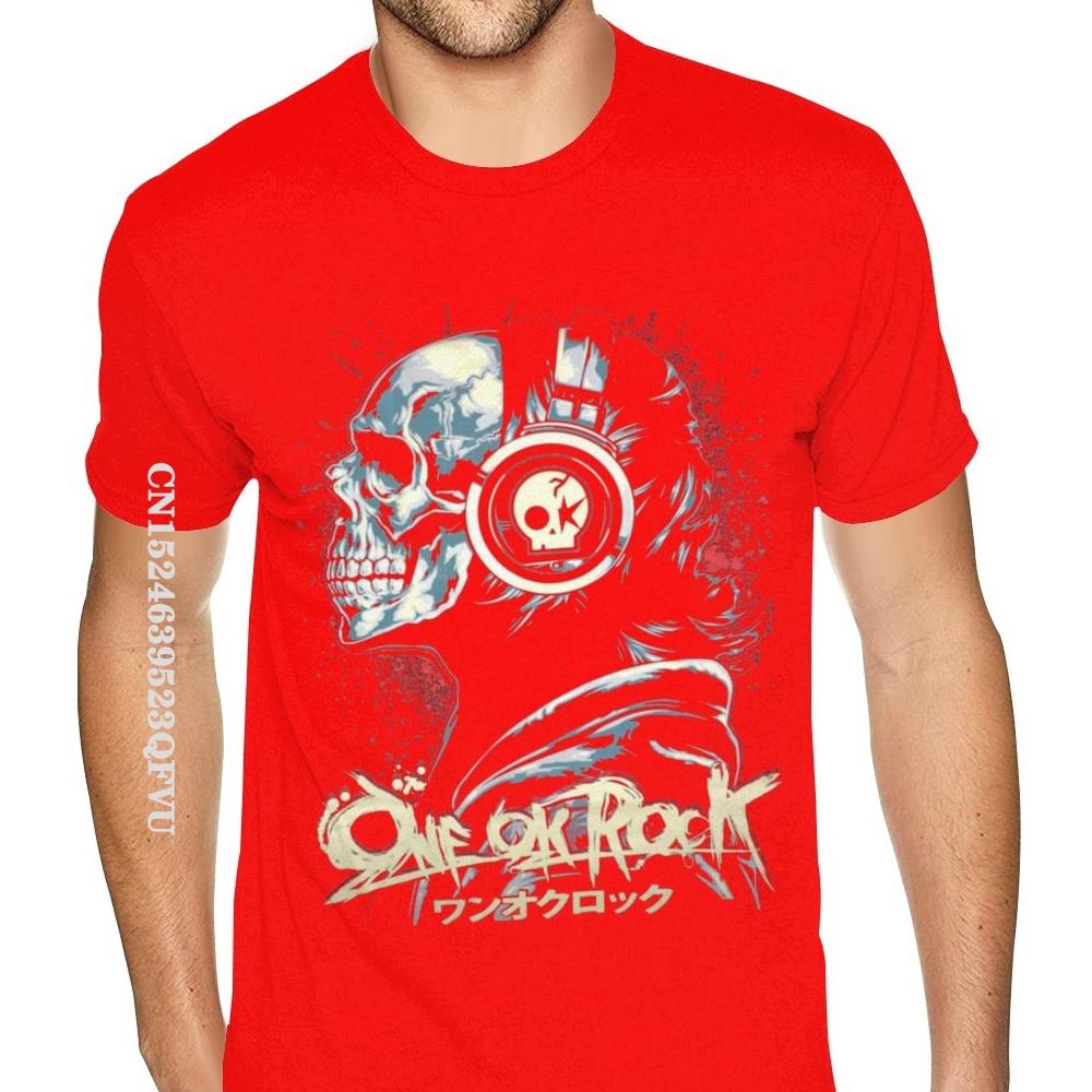 Cheapest One OK Rock T Shirt Hip Hop Rock Shirt For Men Plus Size T Shirt Cotton Tops T Shirt Funny Man Top T-shirts Customized
