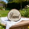 Ustic Wood Reserved Sign for Table Barn Farmhouse Wedding Decorations for Ceremony Rehearsal Wedding Reserved Sign Wood Slice