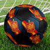 Pallone da calcio Spagna Taglia 5, Cucito a Macchina in PVC, Resistente e ad Alto Rimbalzo, Adatto a Tutte le Età, Merchandising per tifosi, Partite e Uso all'Aperto.